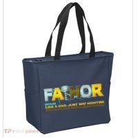 Fa-Thor Mighty Dad Lightning Tote Bag thumb 2