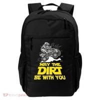 Funny ATV 4 Wheeler Quad Riding May The Dirt Be With You Backpack thumb 0