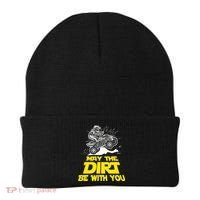 Funny ATV 4 Wheeler Quad Riding May The Dirt Be With You Beanie thumb 0
