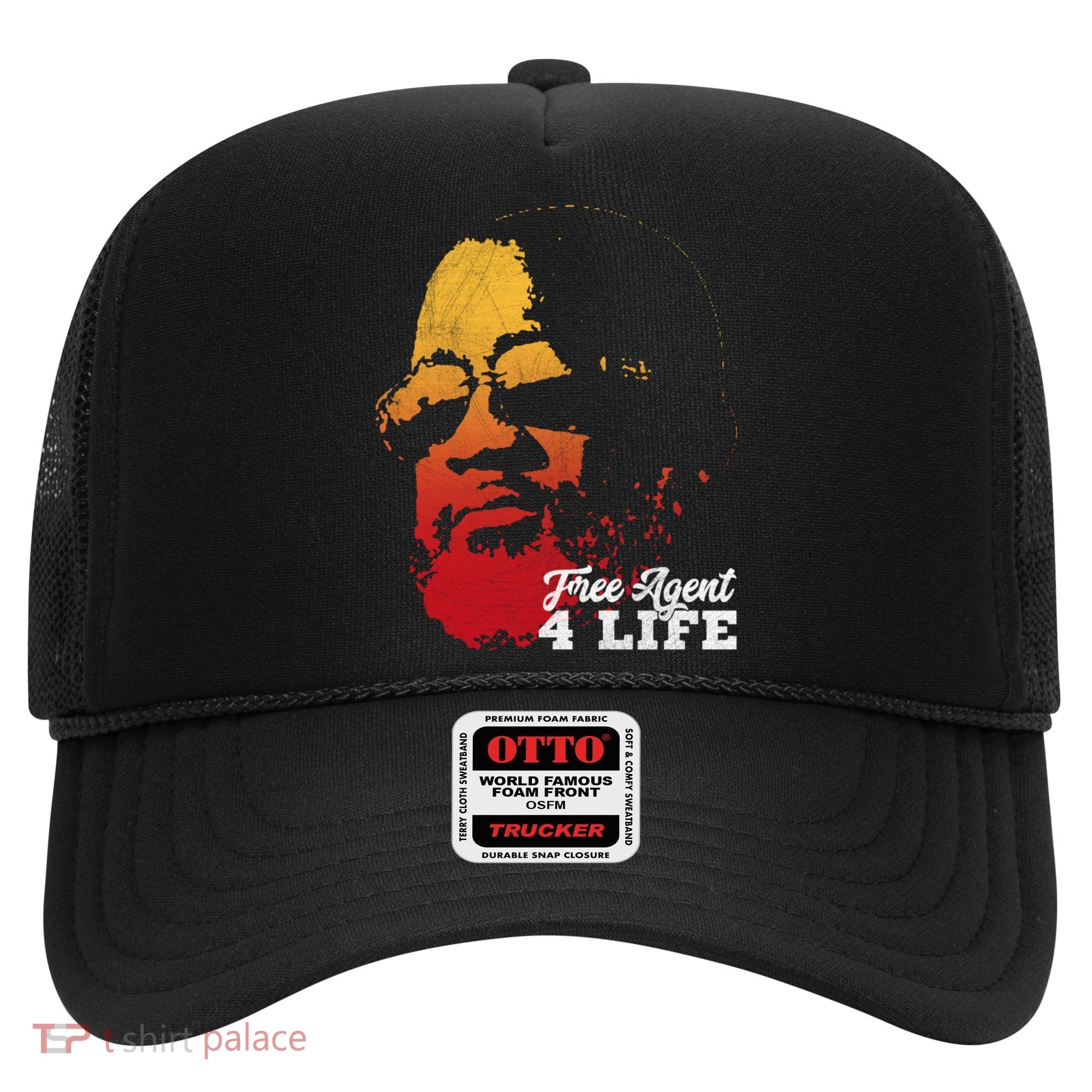 Free Agent 4 Life Coach Gang Wear Retro Graphic Tee Hat