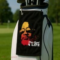 Free Agent 4 Life Coach Gang Wear Retro Graphic Tee Golf Towel thumb 2