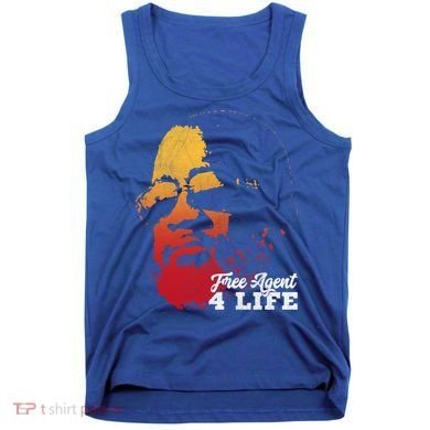 Free Agent 4 Life Coach Gang Wear Retro Graphic Tee Tank Top