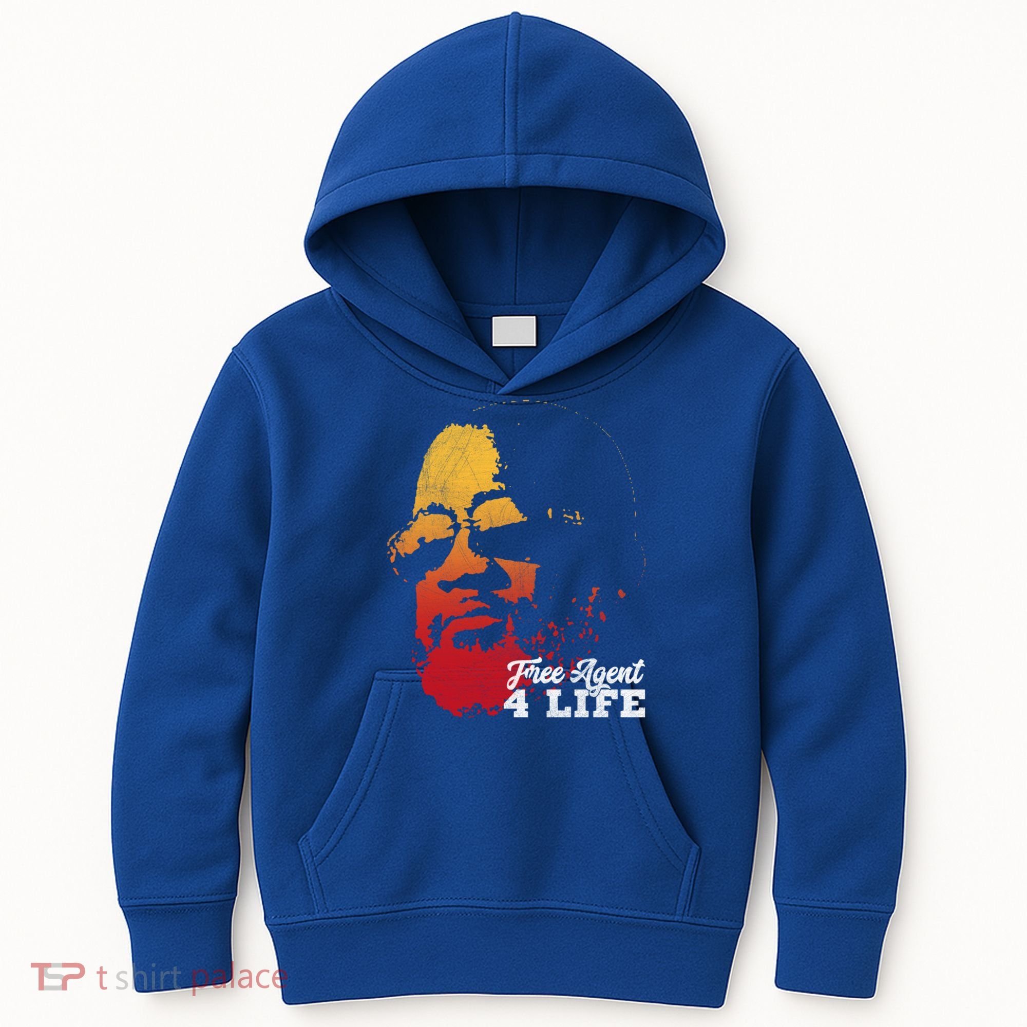 Free Agent 4 Life Coach Gang Wear Retro Graphic Tee Kids Hoodie