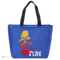 Free Agent 4 Life Coach Gang Wear Retro Graphic Tee Tote Bag thumb 0
