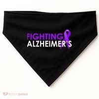 Fighting Alzheimer's USA-Made Doggie Bandana thumb 0