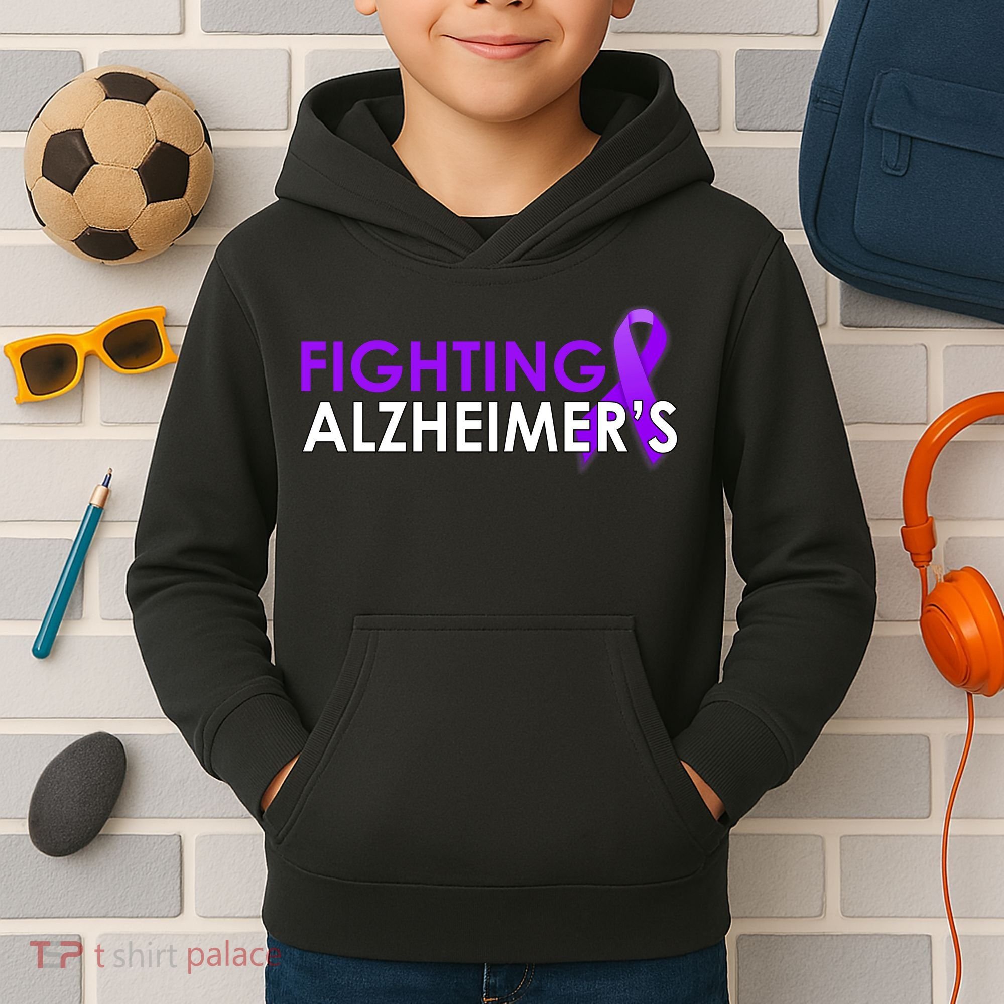 Fighting Alzheimer's Kids Hoodie
