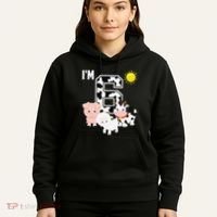 Farm Animals 6th Birthday 6 Year Old Birthday Party Hoodie thumb 5