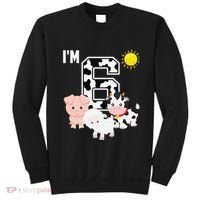 Farm Animals 6th Birthday 6 Year Old Birthday Party Sweatshirt thumb 0