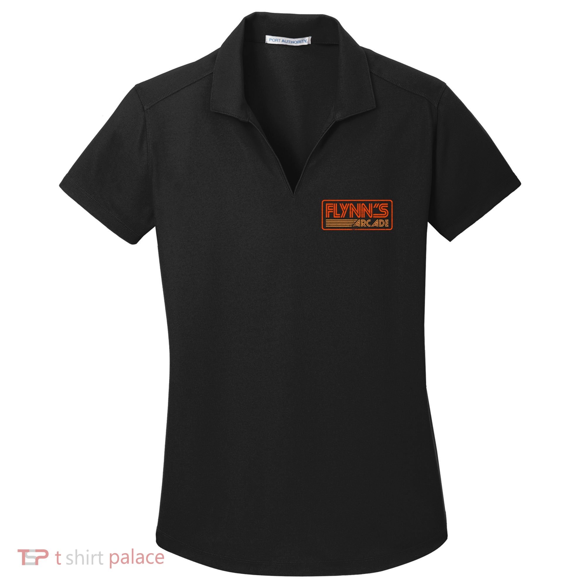 Flynn&39;s Arcade ✅ 80s Retro Women's Dry Zone Grid Polo