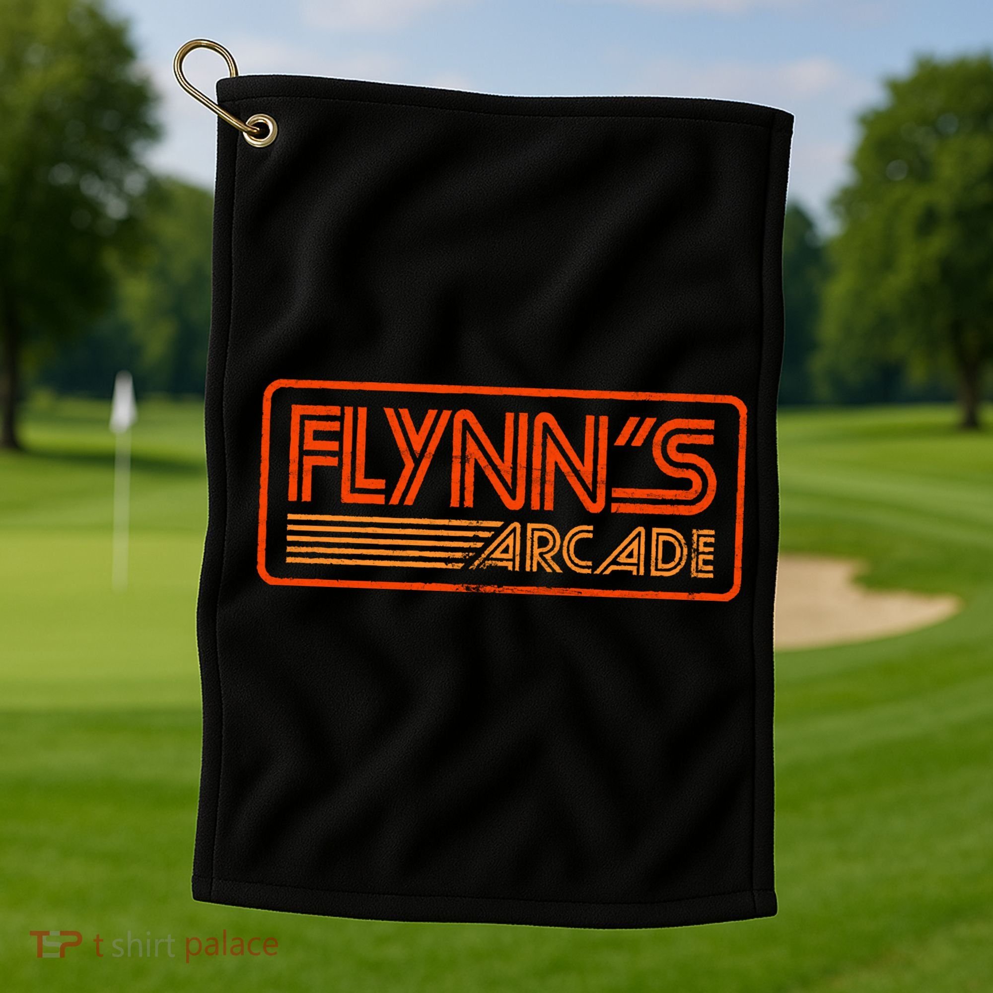 Flynn&39;s Arcade ✅ 80s Retro Golf Towel