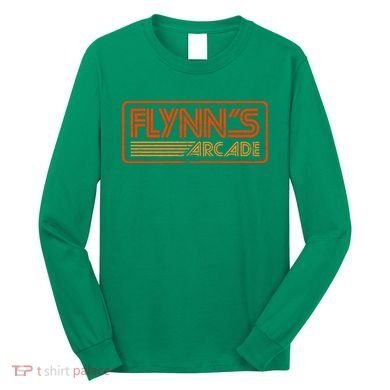 Flynn&39;s Arcade ✅ 80s Retro Long Sleeve Shirt