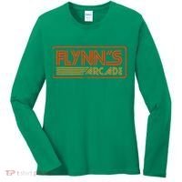 Flynn&39;s Arcade ✅ 80s Retro Women's Long Sleeve Shirt thumb 0