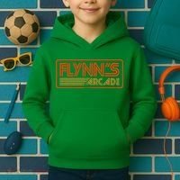 Flynn&39;s Arcade ✅ 80s Retro Kids Hoodie thumb 2