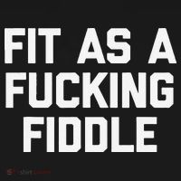 Fit As A Fucking Fiddle Funny Saying Sarcastic Novelty Women's Hoodie thumb 2