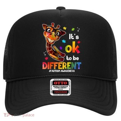 Funny Autism Awareness Its Ok To Be Different Giraffe Hat