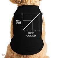 Fuck Around And Find Out Funny Graph Chart Joke Math Doggie Tank thumb 0