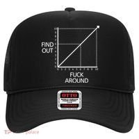 Fuck Around And Find Out Funny Graph Chart Joke Math Hat thumb 0