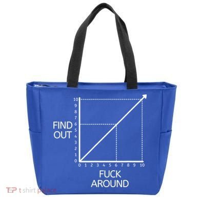 Fuck Around And Find Out Funny Graph Chart Joke Math Tote Bag