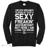 Funny Accountant Art For Women CPA Accounting Bookkeeper Sweatshirt thumb 0