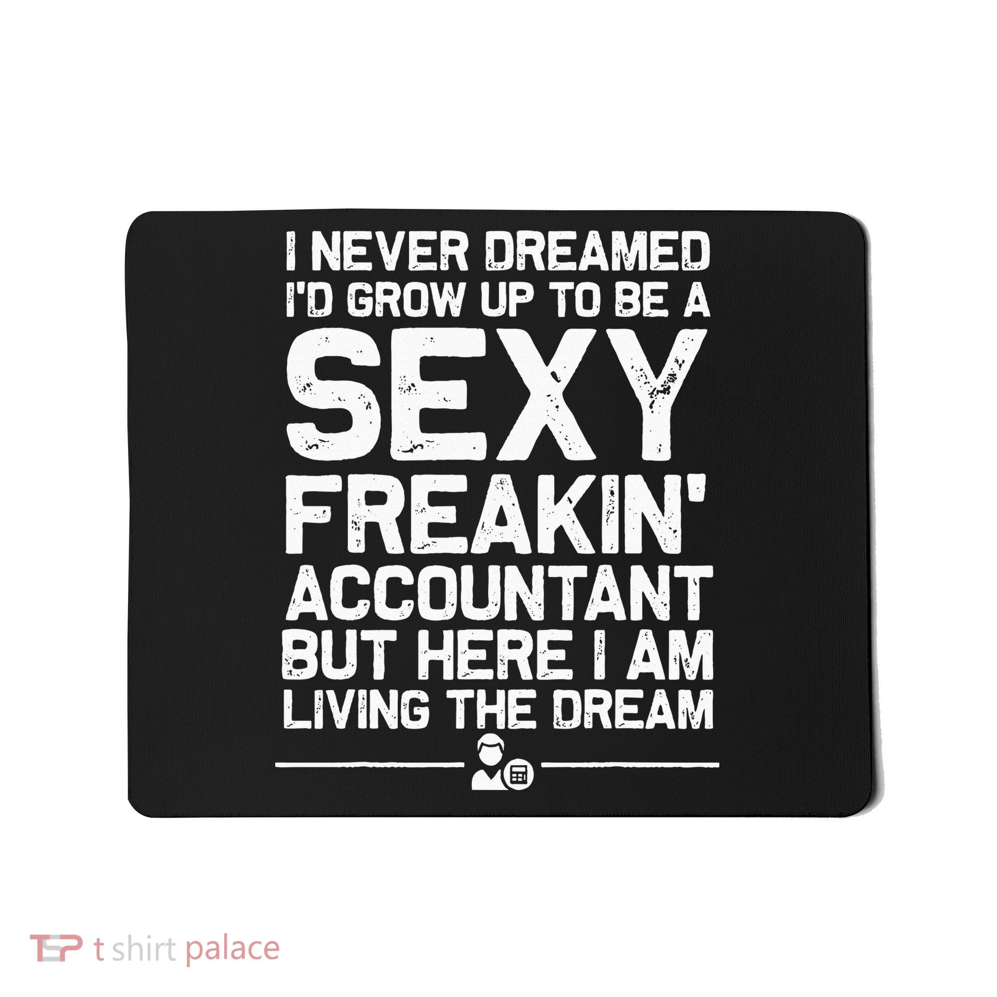 Funny Accountant Art For Women CPA Accounting Bookkeeper Mousepad