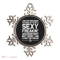Funny Accountant Art For Women CPA Accounting Bookkeeper Ornament thumb 0