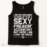 Funny Accountant Art For Women CPA Accounting Bookkeeper Tank Top thumb 2