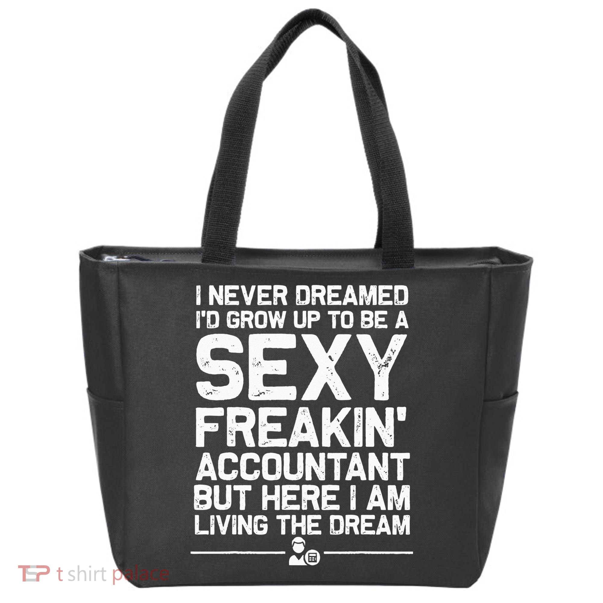 Funny Accountant Art For Women CPA Accounting Bookkeeper Tote Bag
