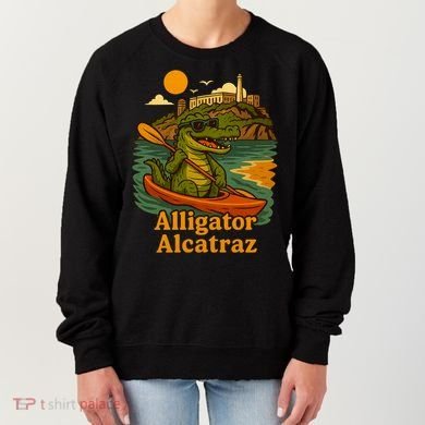 Funny Alligator Alcatraz Women's Sweatshirt