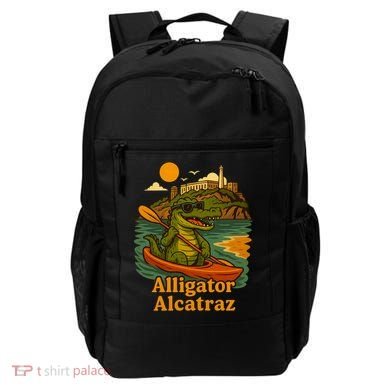 Funny Alligator Alcatraz Backpack