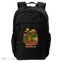 Funny Alligator Alcatraz Backpack thumb 0