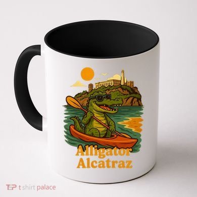 Funny Alligator Alcatraz Coffee Mug