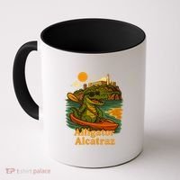 Funny Alligator Alcatraz Coffee Mug thumb 0