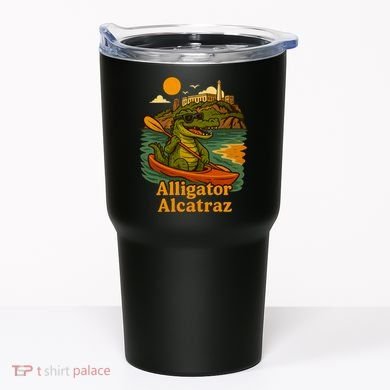 Funny Alligator Alcatraz Tumbler