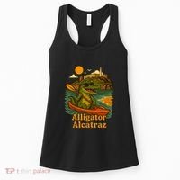 Funny Alligator Alcatraz Women's Tank Top thumb 0