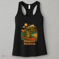 Funny Alligator Alcatraz Women's Tank Top thumb 3