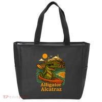 Funny Alligator Alcatraz Tote Bag thumb 0