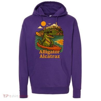 Funny Alligator Alcatraz Hoodie