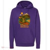 Funny Alligator Alcatraz Hoodie thumb 0