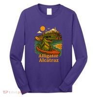 Funny Alligator Alcatraz Long Sleeve Shirt thumb 0