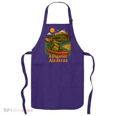 Funny Alligator Alcatraz Apron