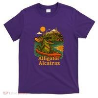 Funny Alligator Alcatraz T-Shirt thumb 0