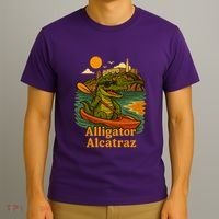 Funny Alligator Alcatraz T-Shirt thumb 3