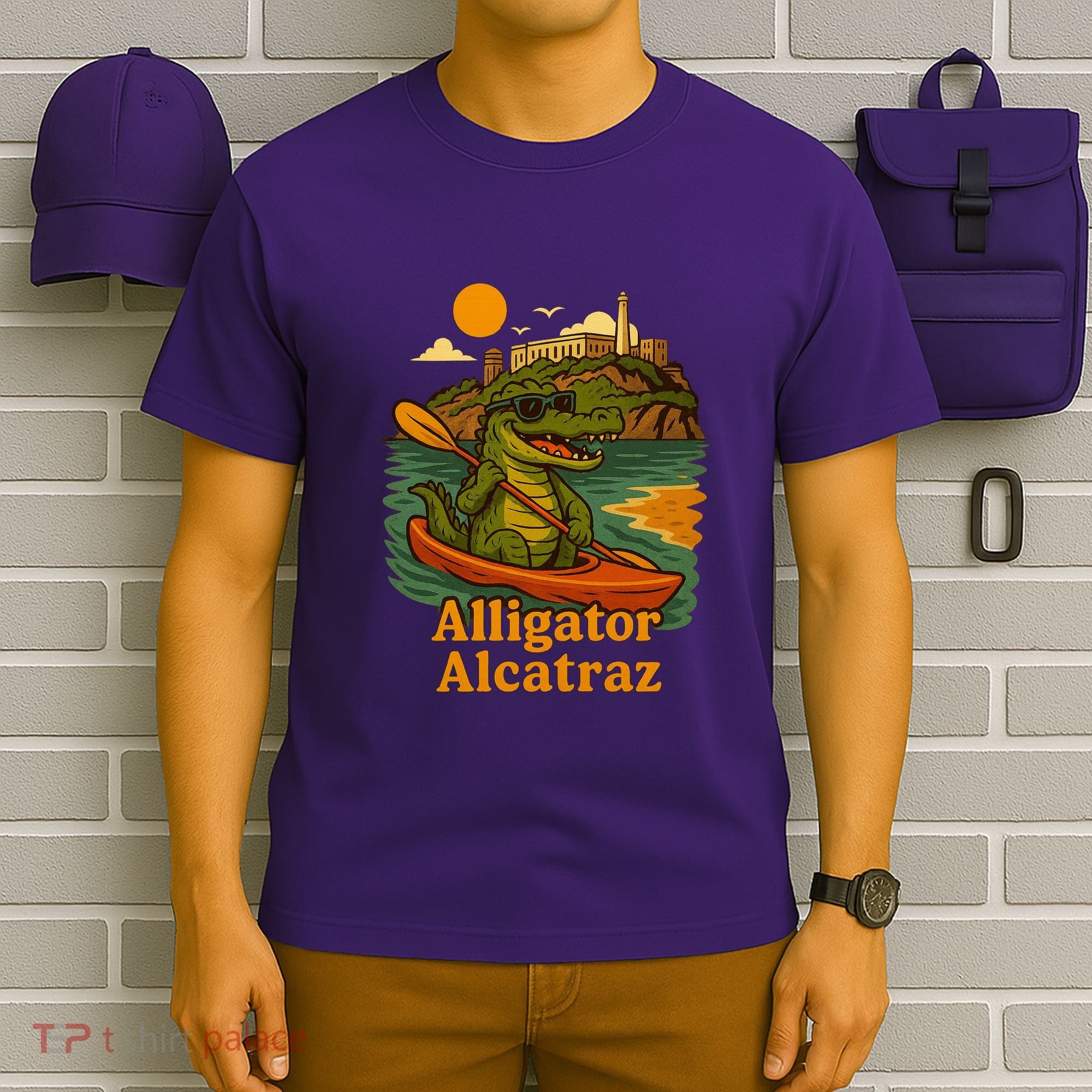 Funny Alligator Alcatraz T-Shirt