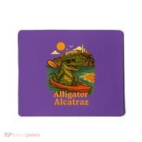 Funny Alligator Alcatraz Mousepad thumb 0
