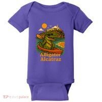 Funny Alligator Alcatraz Baby Bodysuit thumb 0