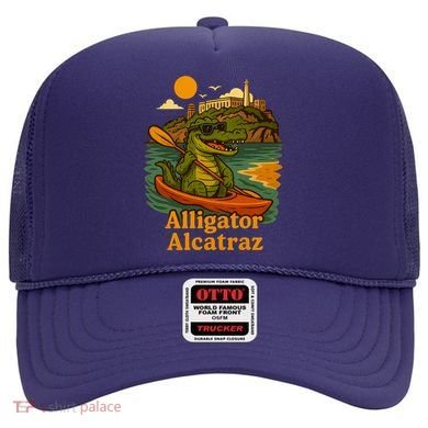 Funny Alligator Alcatraz Hat