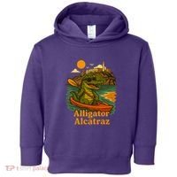 Funny Alligator Alcatraz Toddler Hoodie thumb 0