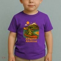 Funny Alligator Alcatraz Toddler T-Shirt thumb 2