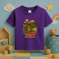 Funny Alligator Alcatraz Toddler T-Shirt thumb 3