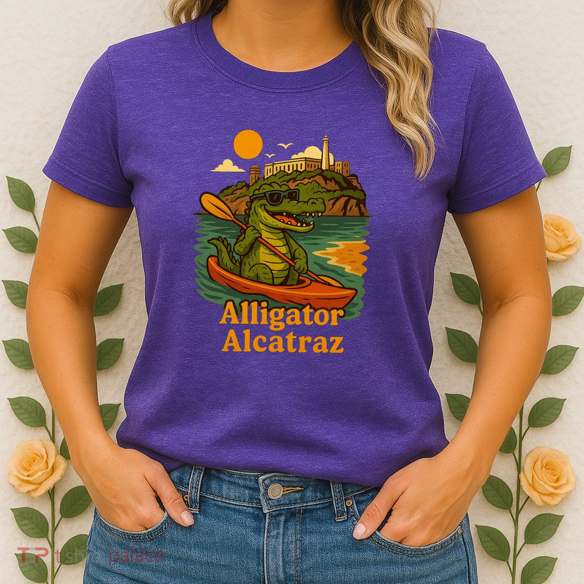 Funny Alligator Alcatraz Women's T-Shirt